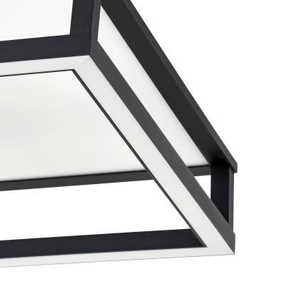 Eglo - Iluminação de teto LED com regulação LED/29,4W/230V 2700-6500K preto + comando