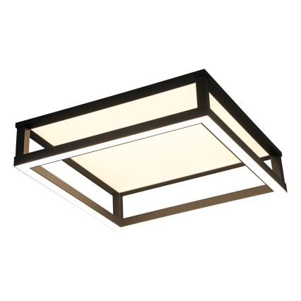 Eglo - Iluminação de teto LED com regulação LED/29,4W/230V 2700-6500K preto + comando