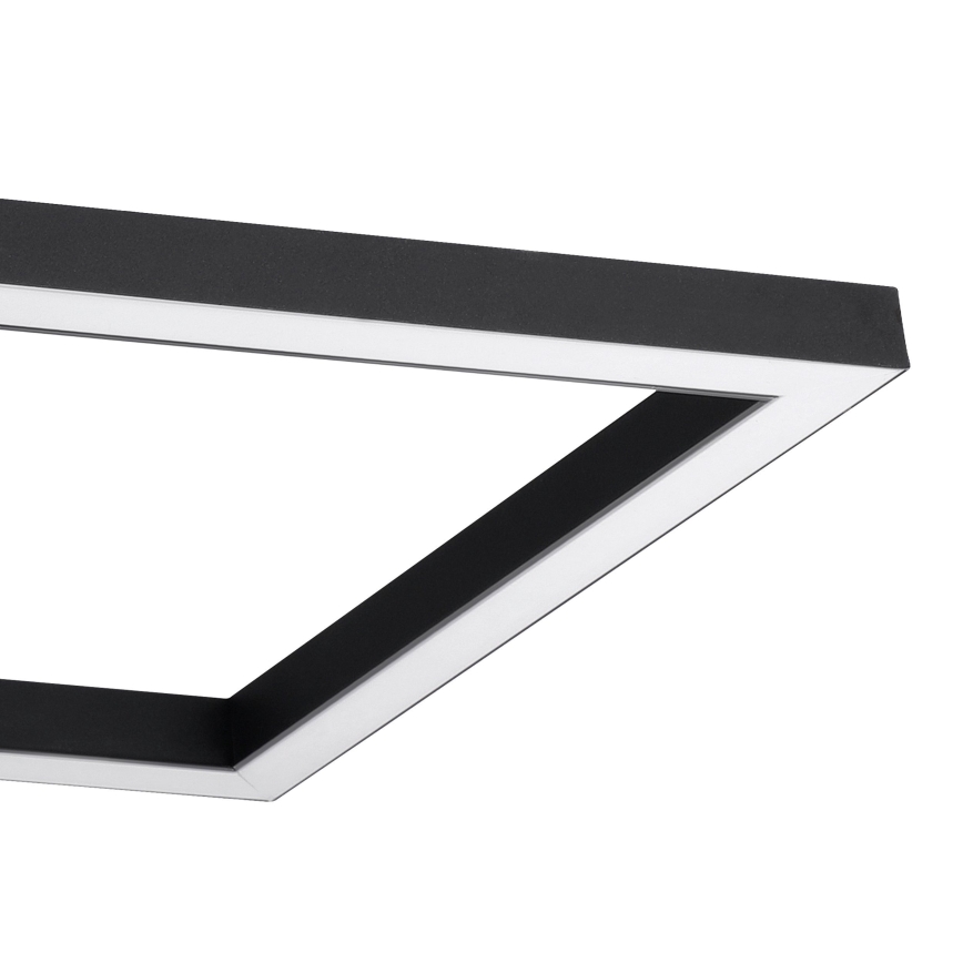 Eglo - Iluminação de teto LED com regulação LED/26,2W/230V 2700-6500K preto + comando