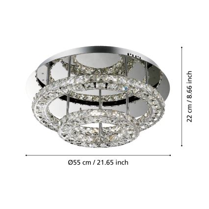 Eglo - Iluminação de teto LED LED/30,5W/230V