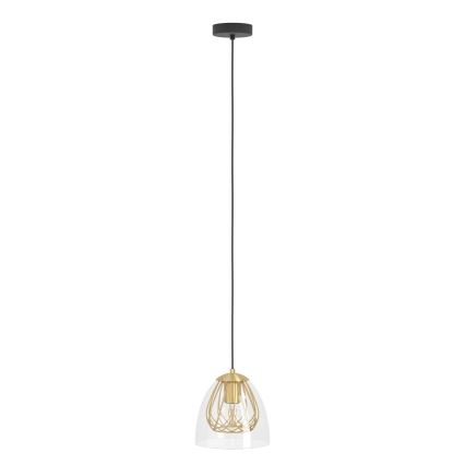 Eglo - Candeeiro suspenso 1xE27/40W/230V dourado