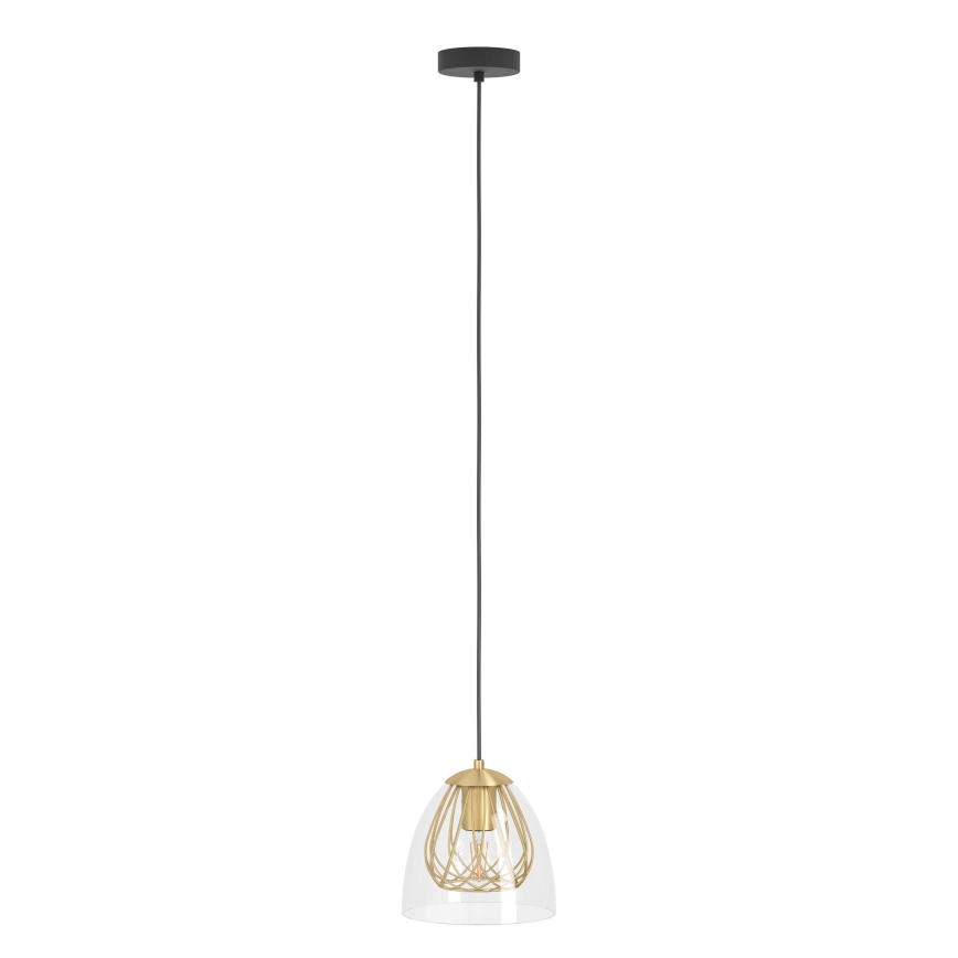 Eglo - Candeeiro suspenso 1xE27/40W/230V dourado