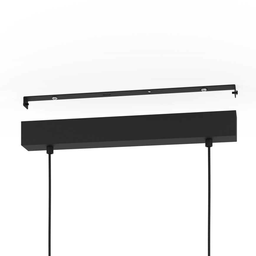 Eglo - Candeeiro suspenso 3xE27/28W/230V preto