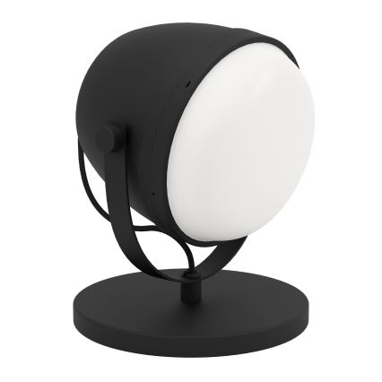 Eglo - Candeeiro de mesa 1xE27/28W/230V preto