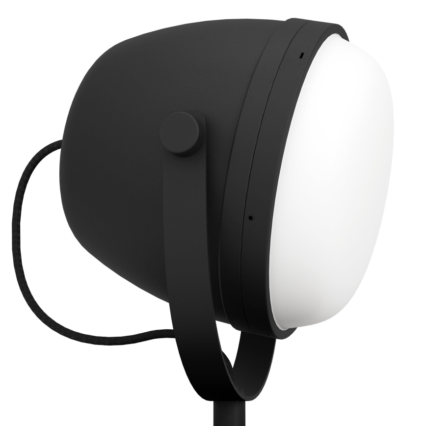Eglo - Candeeiro de mesa 1xE27/28W/230V preto