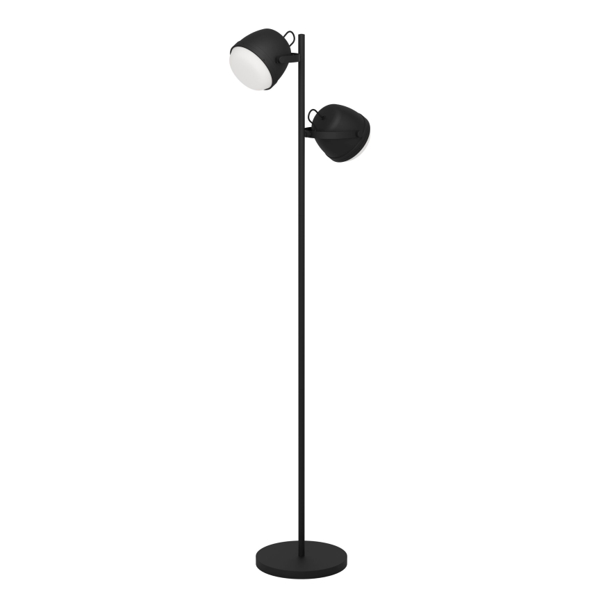 Eglo - Candeeiro de chão 2xE27/28W/230V preto