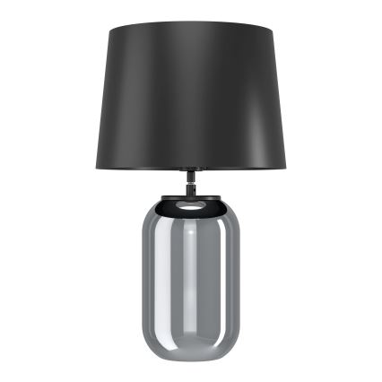 Eglo - Candeeiro de mesa 1xE27/40W/230V preto/fumado