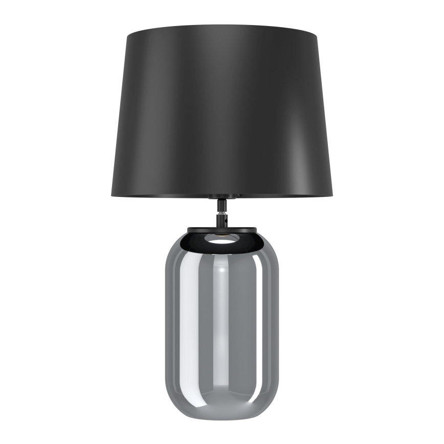 Eglo - Candeeiro de mesa 1xE27/40W/230V preto/fumado
