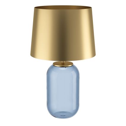 Eglo - Candeeiro de mesa 1xE27/40W/230V dourado/azul