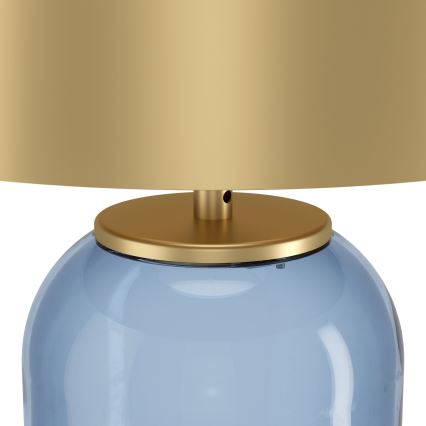 Eglo - Candeeiro de mesa 1xE27/40W/230V dourado/azul