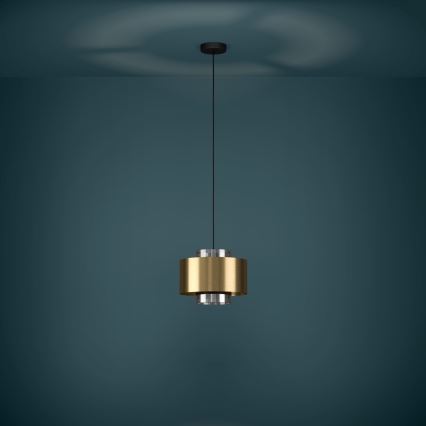 Eglo - Candeeiro suspenso 1xE27/40W/230V dourado