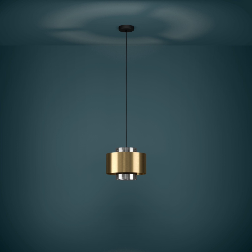 Eglo - Candeeiro suspenso 1xE27/40W/230V dourado