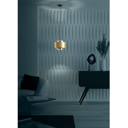 Eglo - Candeeiro suspenso 1xE27/40W/230V dourado