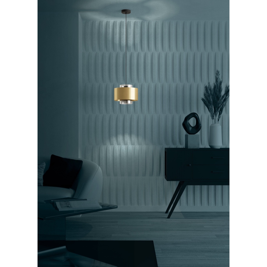 Eglo - Candeeiro suspenso 1xE27/40W/230V dourado