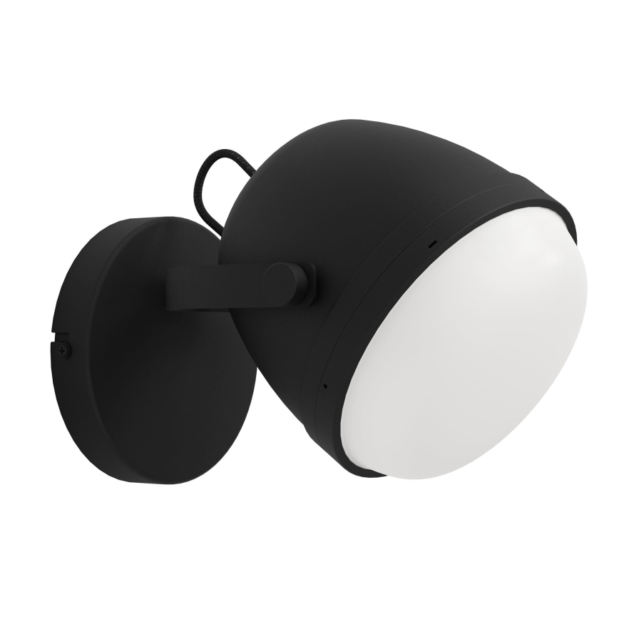 Eglo - Iluminação de parede 1xE27/28W/230V preto