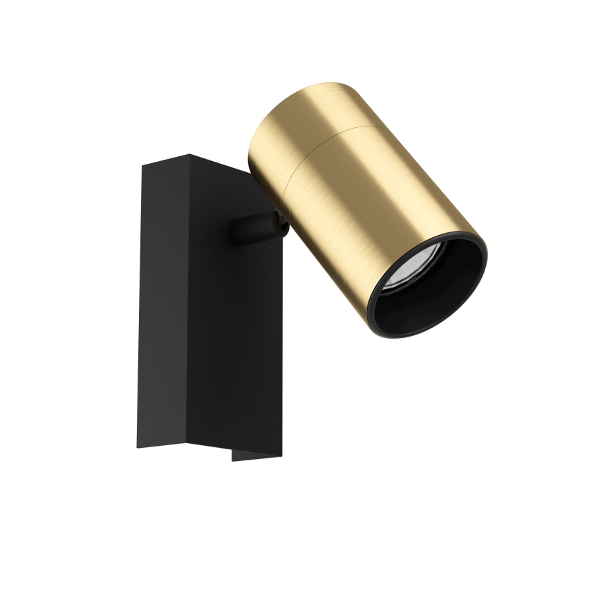 Eglo - Foco de parede LED 1xGU10/4,5W/230V 3000K preto/dourado