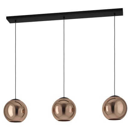 Eglo - Candeeiro suspenso 3xE27/40W/230V cobre