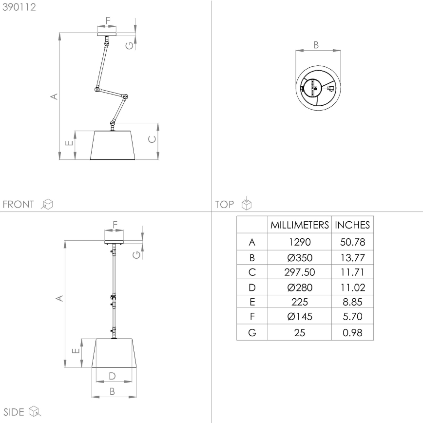 Eglo - Candeeiro suspenso 1xE27/40W/230V preto