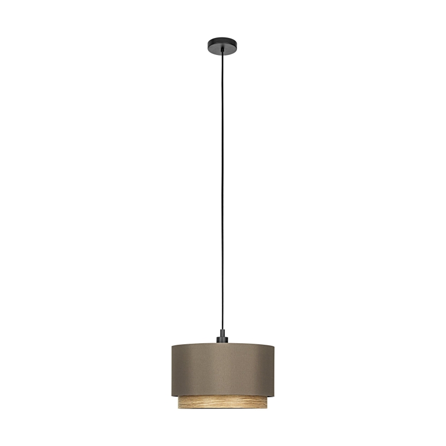 Eglo - Candeeiro suspenso 1xE27/40W/230V castanho