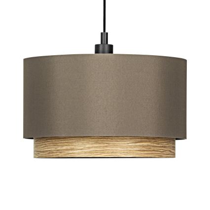Eglo - Candeeiro suspenso 1xE27/40W/230V castanho