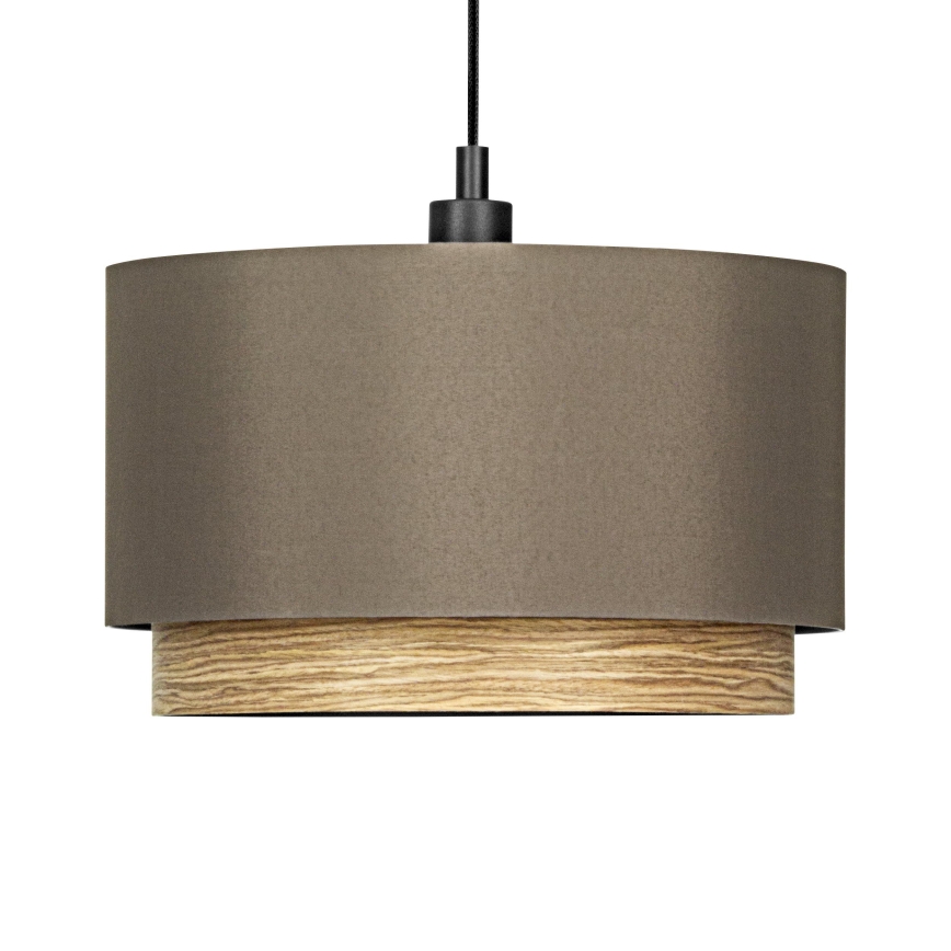 Eglo - Candeeiro suspenso 1xE27/40W/230V castanho
