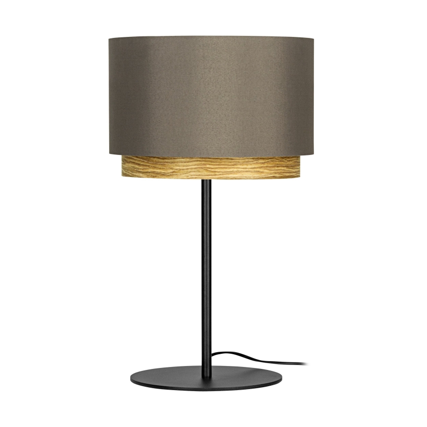 Eglo - Candeeiro de mesa 1xE27/40W/230V castanho