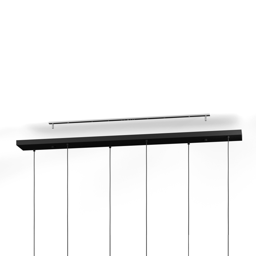 Eglo - Candeeiro suspenso 6xE27/40W/230V preto