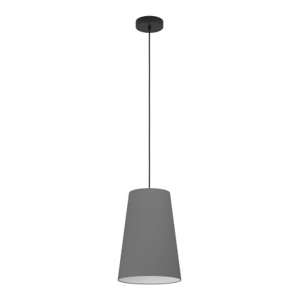 Eglo - Candeeiro suspenso 1xE27/40W/230V cinzento