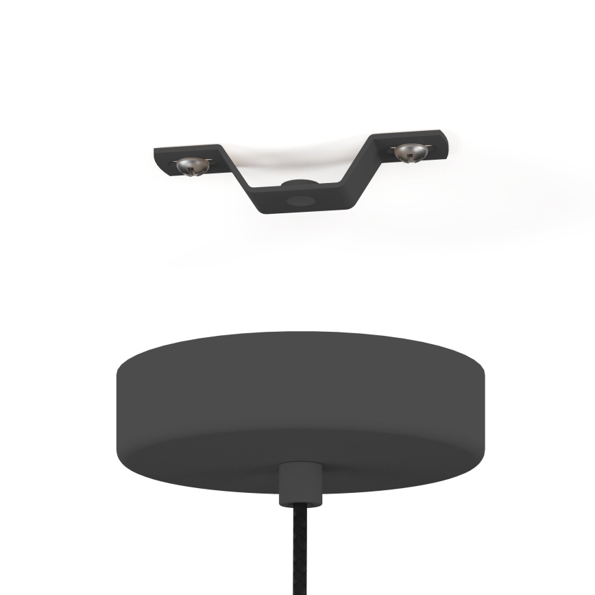 Eglo - Candeeiro suspenso 1xE27/40W/230V cinzento