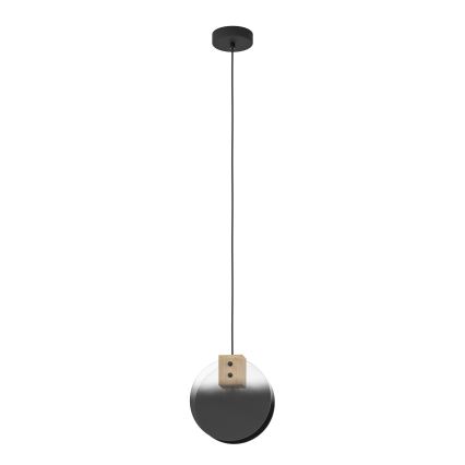 Eglo - Candeeiro suspenso 1xE27/40W/230V fumado