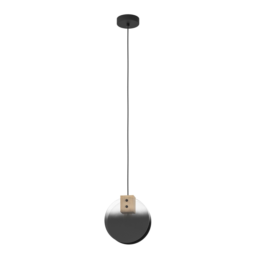 Eglo - Candeeiro suspenso 1xE27/40W/230V fumado