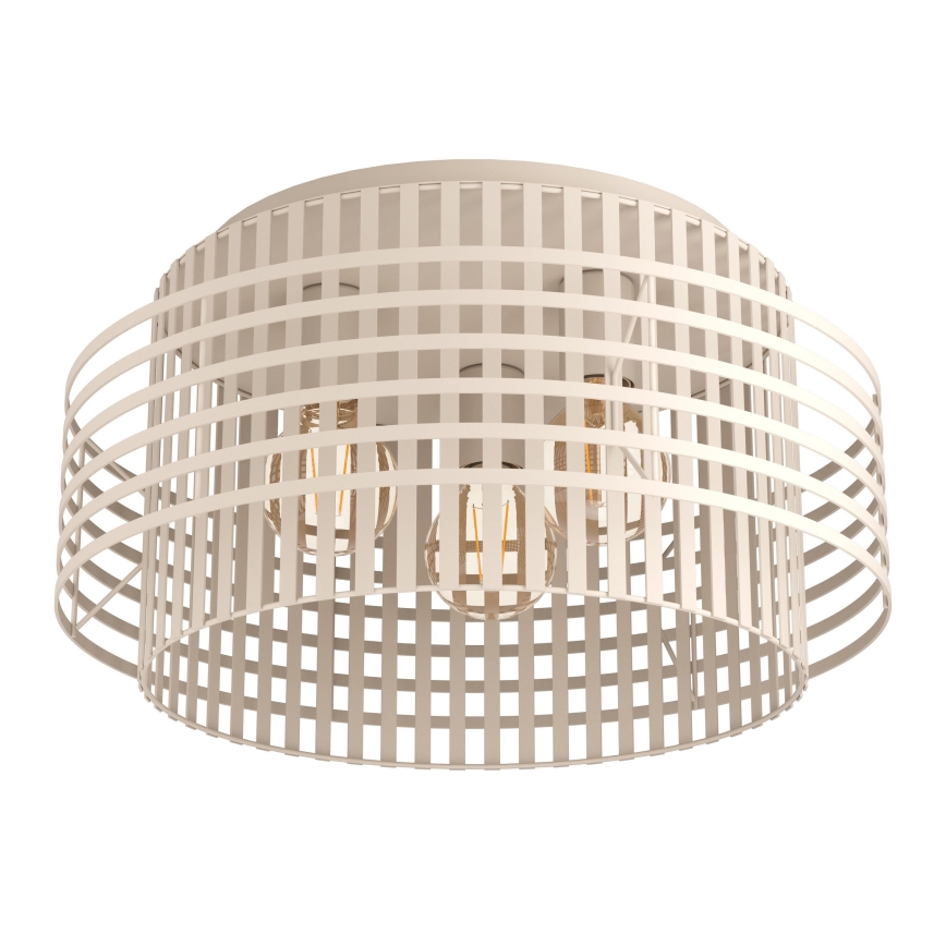 Eglo - Iluminação de teto 3xE27/40W/230V creme