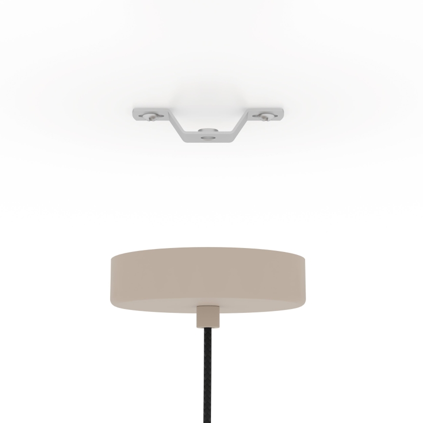 Eglo - Candeeiro suspenso 1xE27/40W/230V diâmetro 21 cm creme