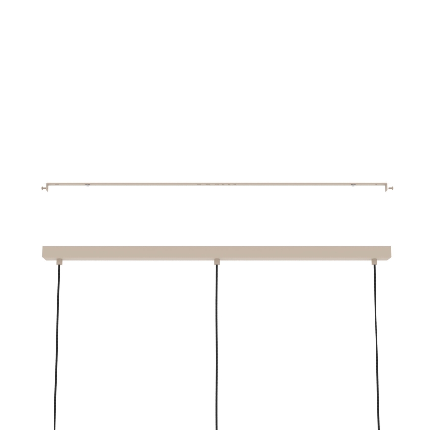 Eglo - Candeeiro suspenso 3xE27/40W/230V creme