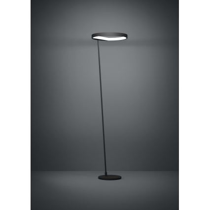 Eglo - Candeeiro de chão LED com regulação LED/23W/230V 3000K preto
