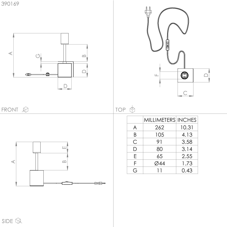 Eglo - Candeeiro de mesa 1xE27/40W/230V dourado/branco mármore