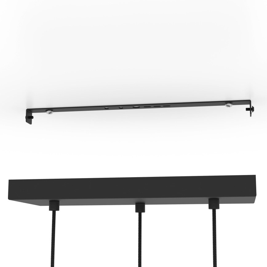 Eglo - Candeeiro suspenso 3xE14/40W/230V dourado/preto