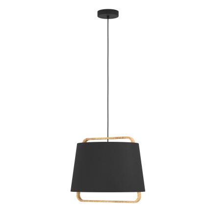 Eglo - Candeeiro suspenso 1xE27/40W/230V preto