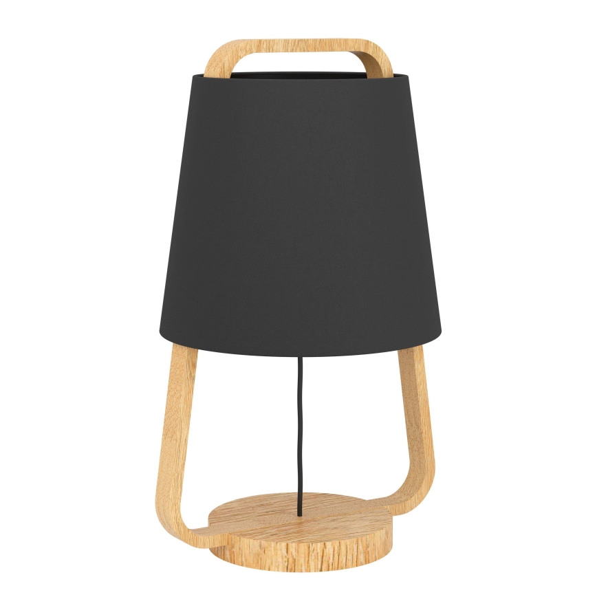 Eglo - Candeeiro de mesa 1xE27/40W/230V preto