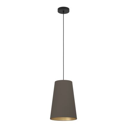 Eglo - Candeeiro suspenso 1xE27/40W/230V castanho