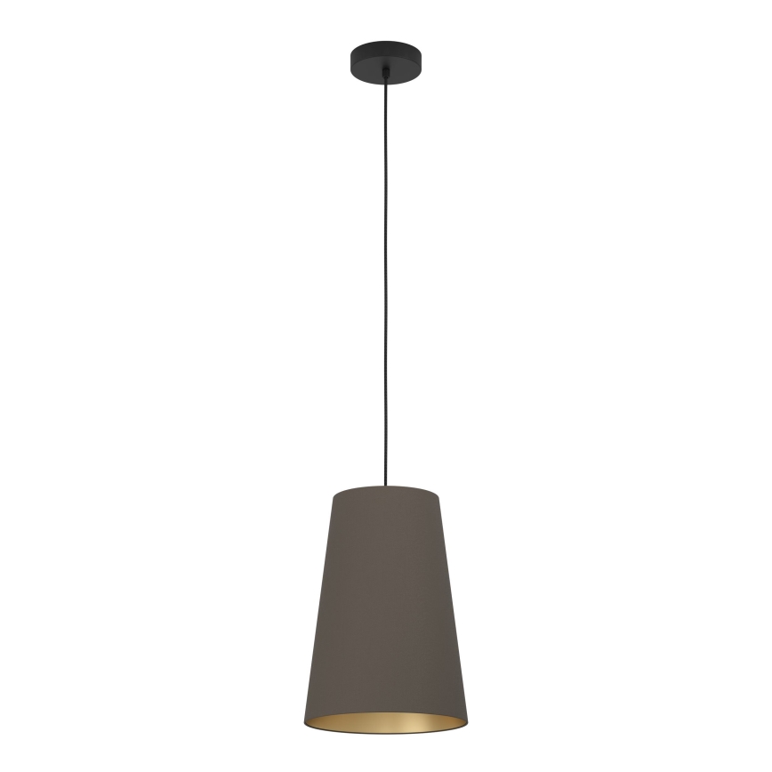Eglo - Candeeiro suspenso 1xE27/40W/230V castanho