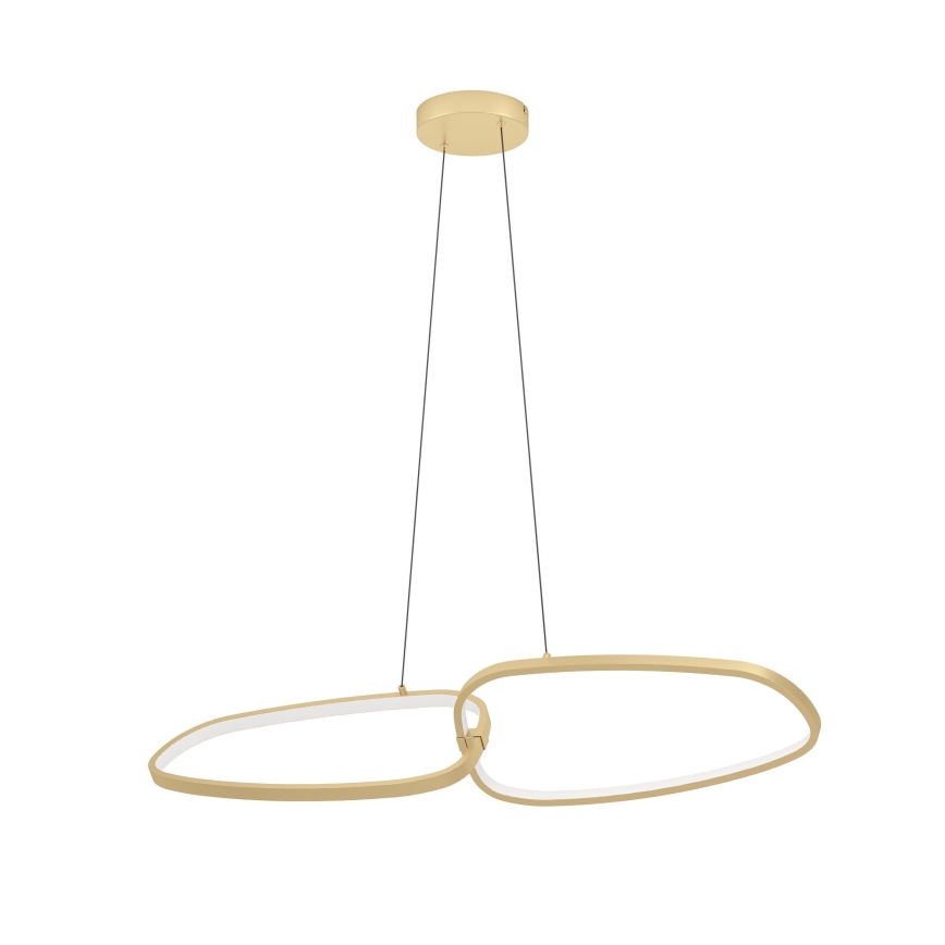 Eglo - Candeeiro suspenso LED com regulação LED/37,5W/230V 3000K dourado