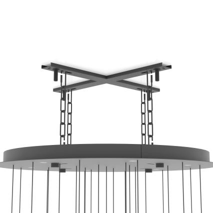 Eglo - Candeeiro suspenso LED com regulação 6xLED/4,2W/230V 3000K transparente