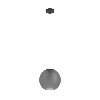 Eglo - Candeeiro suspenso 1xE27/40W/230V fumado