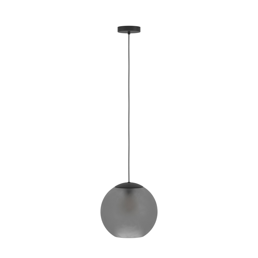 Eglo - Candeeiro suspenso 1xE27/40W/230V fumado