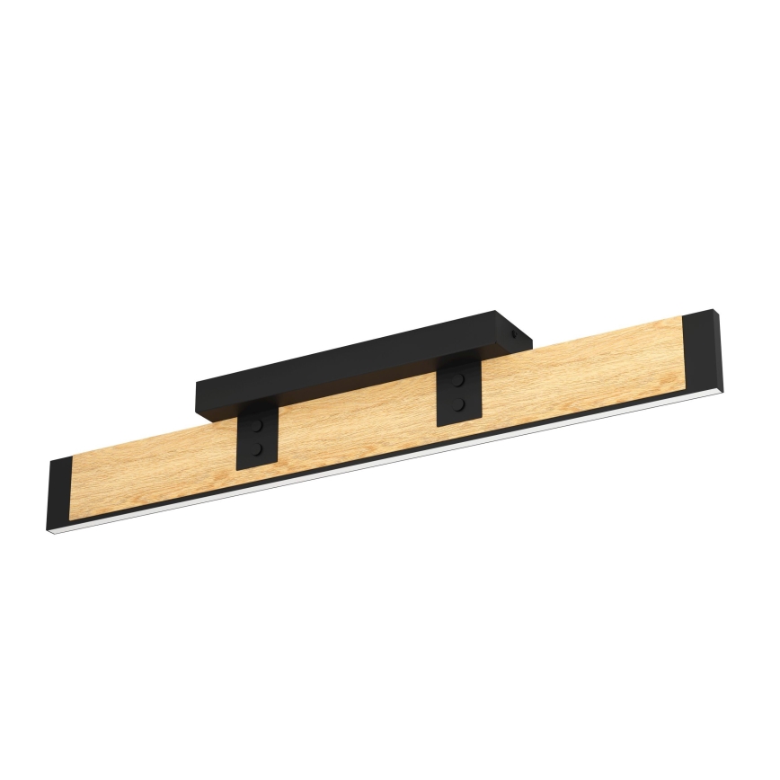 Eglo - Iluminação de teto LED com regulação LED/27W/230V 3000K preto/castanho