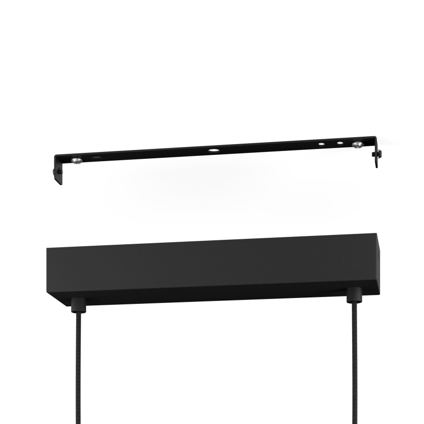 Eglo - Candeeiro suspenso LED com regulação LED/28,8W/230V 3000K preto/castanho