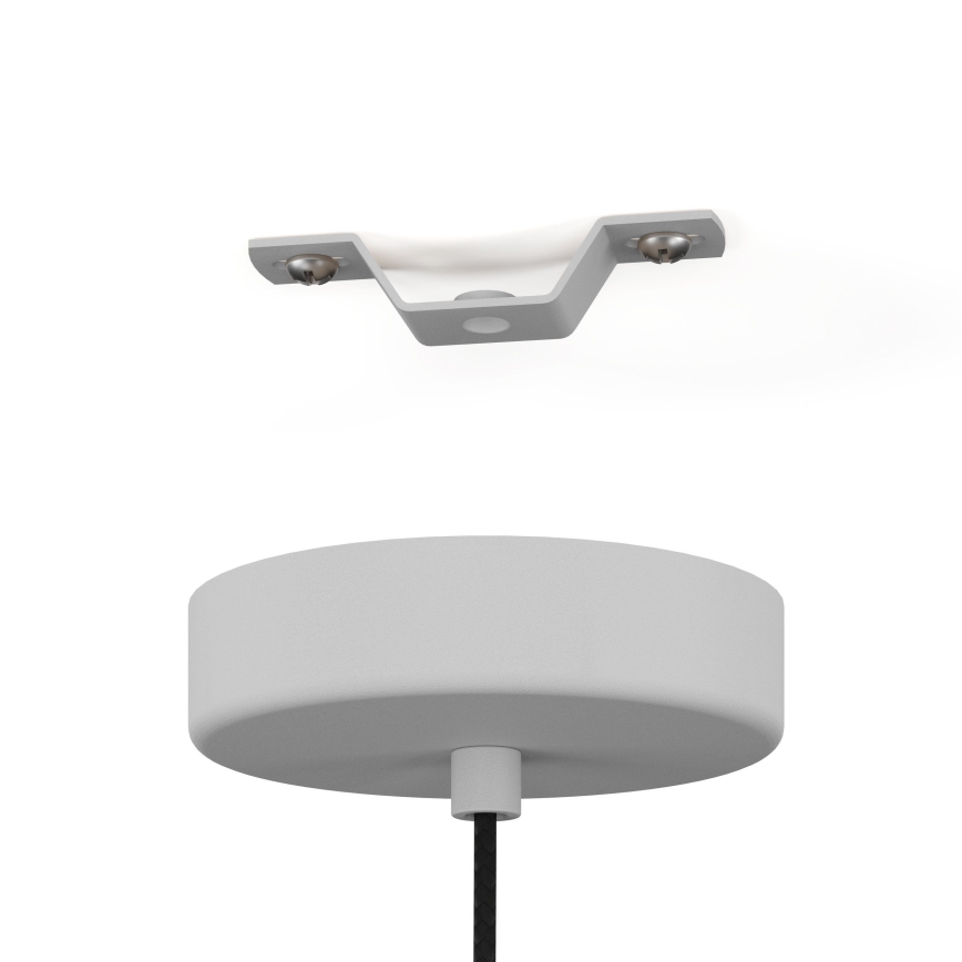 Eglo - Candeeiro suspenso 1xE27/40W/230V cinzento