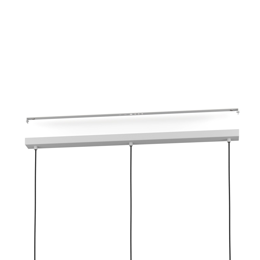 Eglo - Candeeiro suspenso 3xE27/40W/230V cinzento