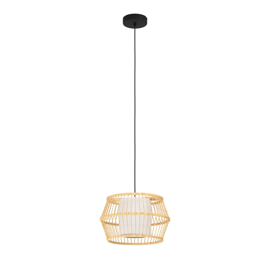 Eglo - Candeeiro suspenso 1xE27/40W/230V bambu
